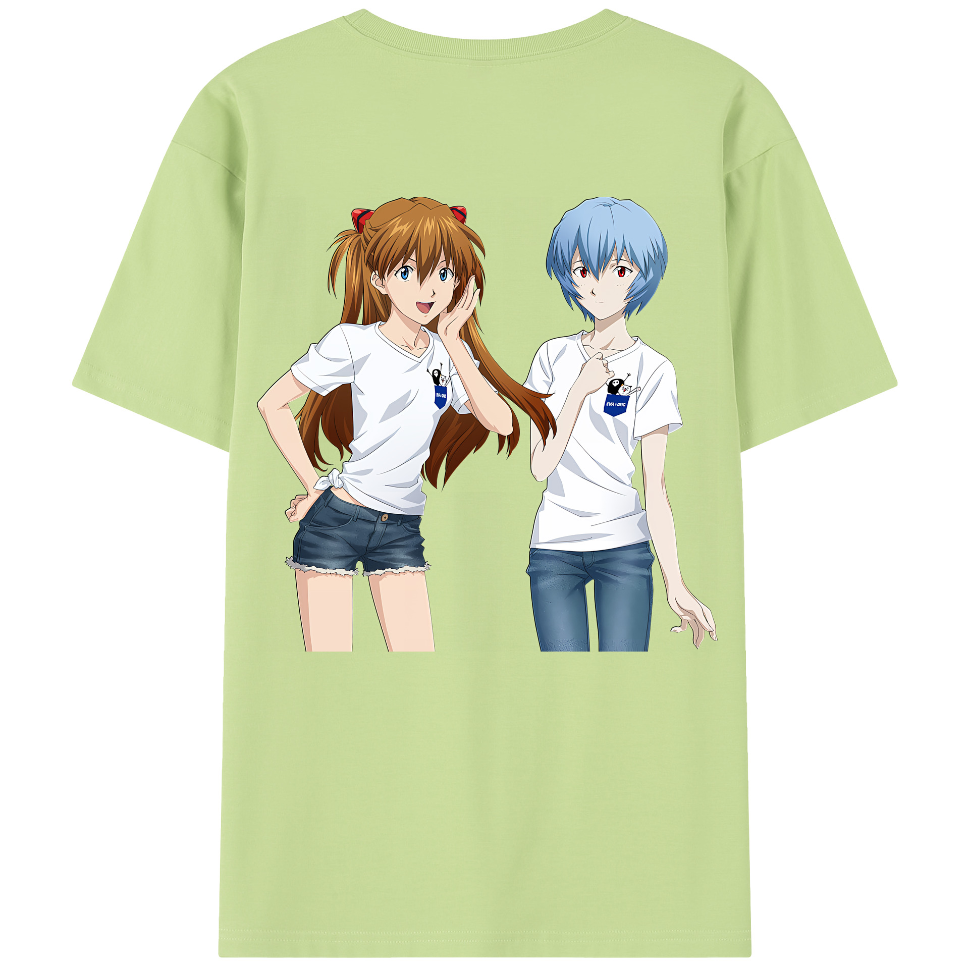 （画像用） EVA 新世紀エヴァンゲリオン 綿100％半袖Tシャツ（背面プリント）